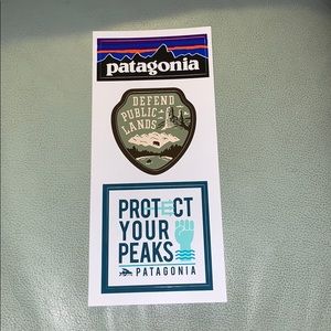 3 Patagonia Stickers